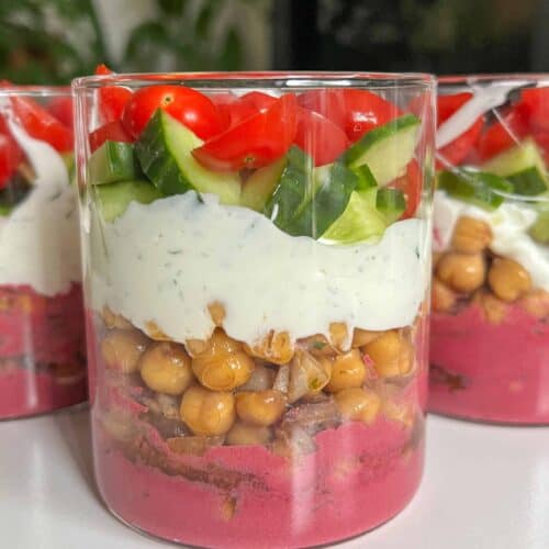 Mediterranean Chickpea Salad Jars