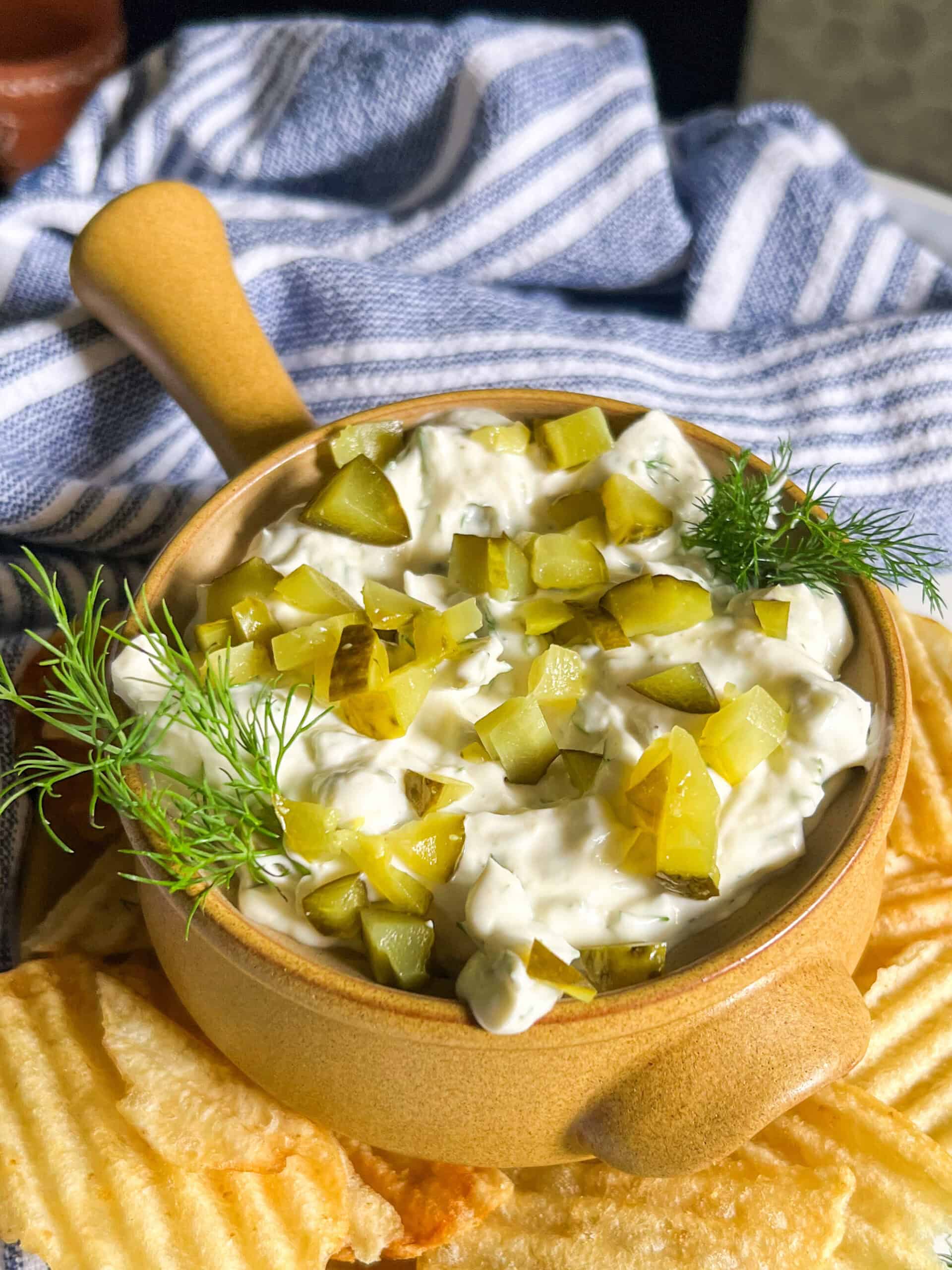 healthy dill pickle dip recipe