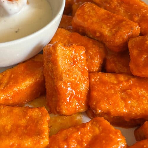 Air Fryer Buffalo Tofu Wings