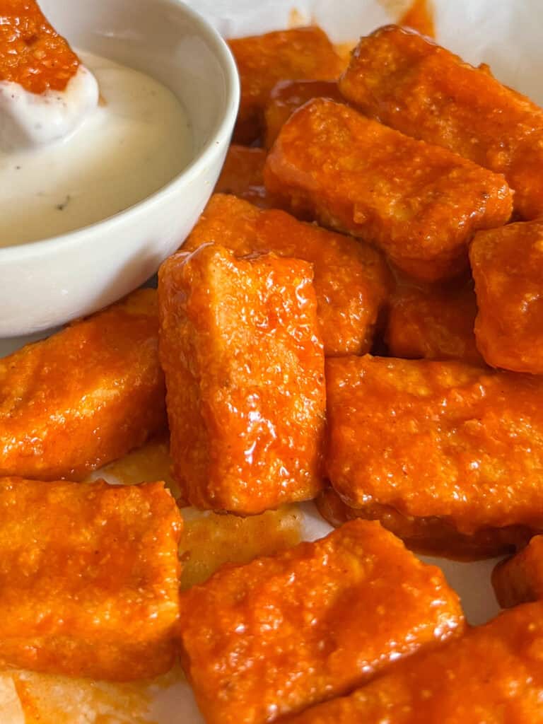 Air Fryer Buffalo Tofu Wings