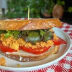 Chickpea Sandwich with Tomato Pesto recipe