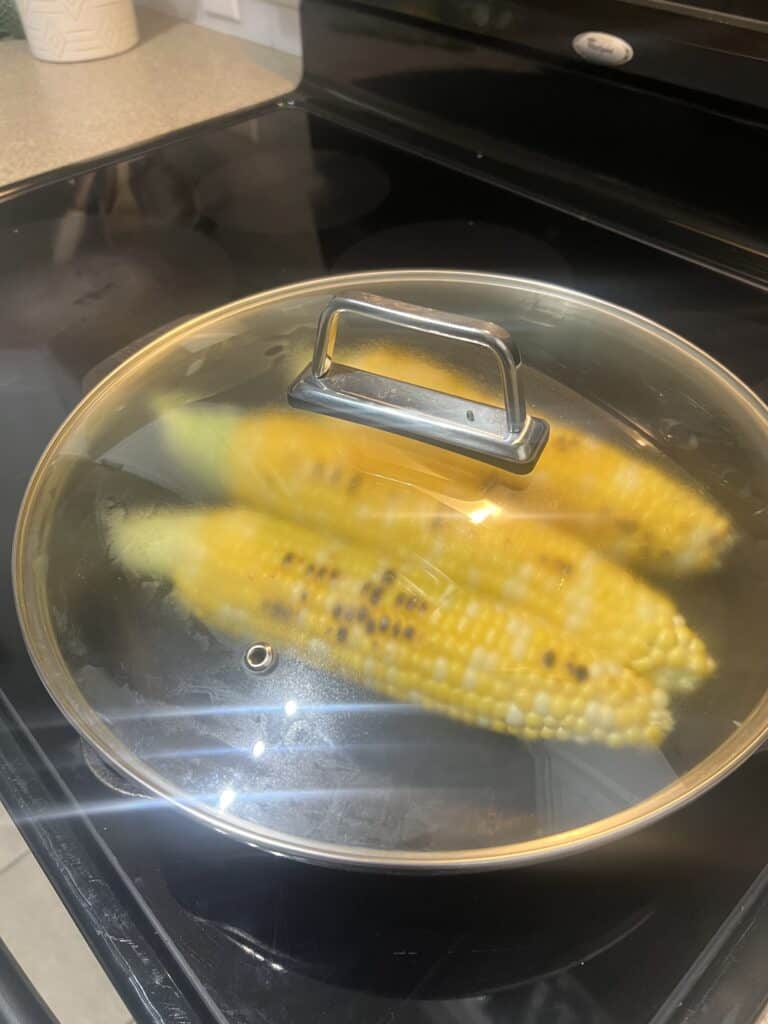 steam corn in cast iron