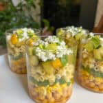 Sweet Corn & Zucchini Pasta Salad Jars