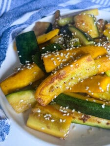 Hibachi Zucchini with Onions