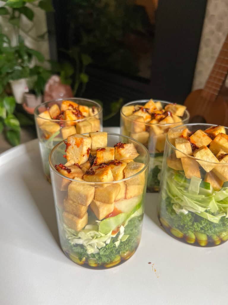meal prep Asian-Inspired Mason Jar Salad