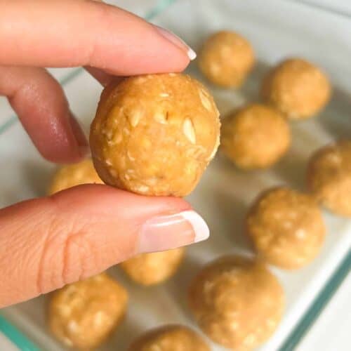 Peanut Butter Protein Balls (with Protein Powder)