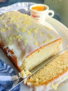 Lemon Loaf (Egg-Free, Easily Vegan) sliced