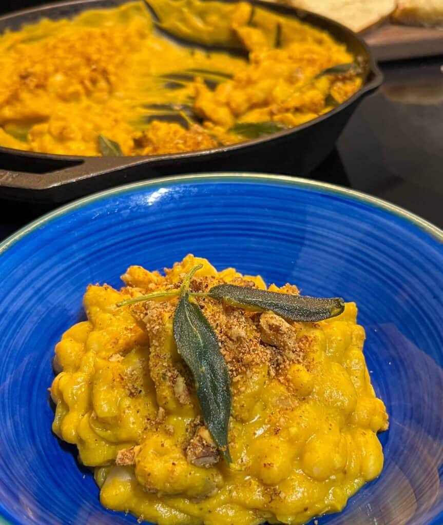 creamy butternut squash bean dish