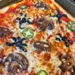 halloween pizzas with skulls and spiders