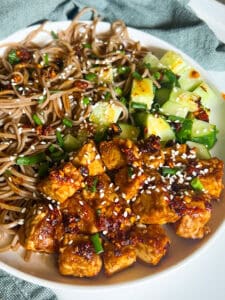 tempeh soba noodle cucumber cold bowl