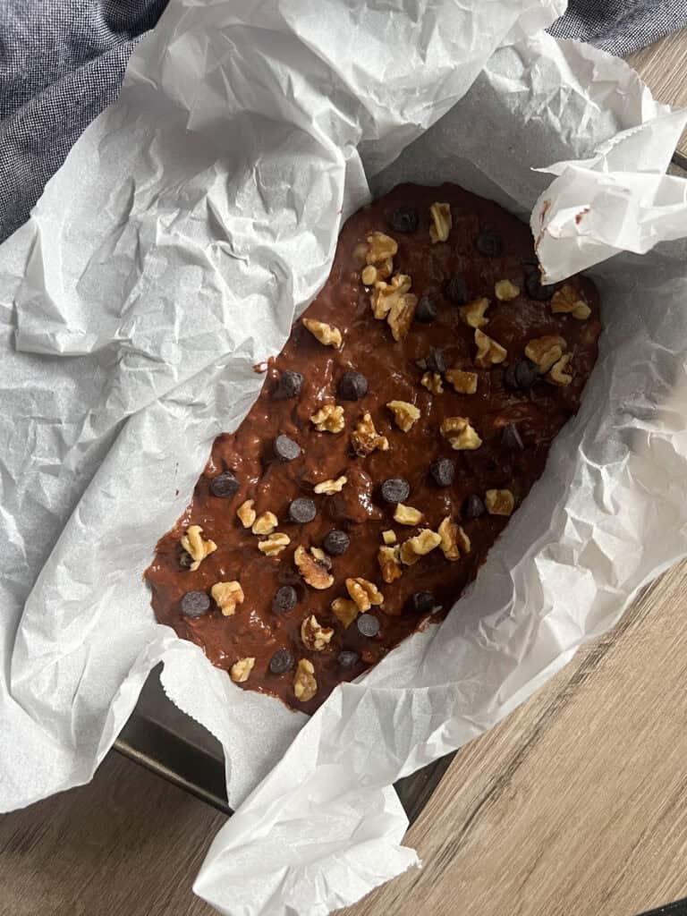 3 Ingredient Fudge Brownies uncooked