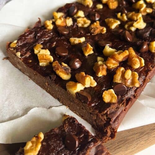 3 Ingredient Fudge Brownies