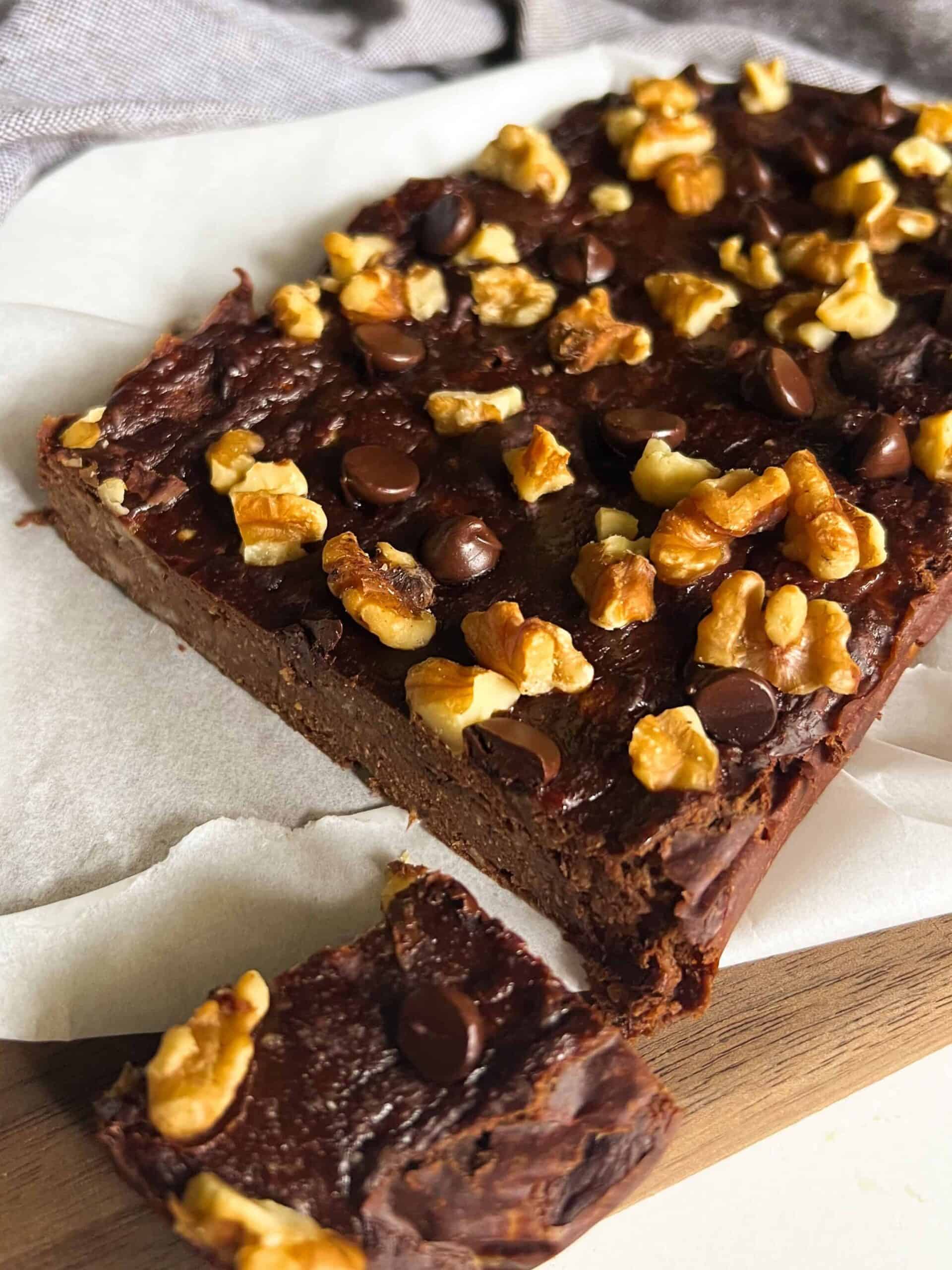 3 Ingredient Fudge Brownies