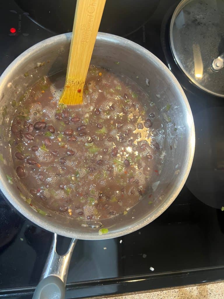 cooking the Cuban-Style Black Beans