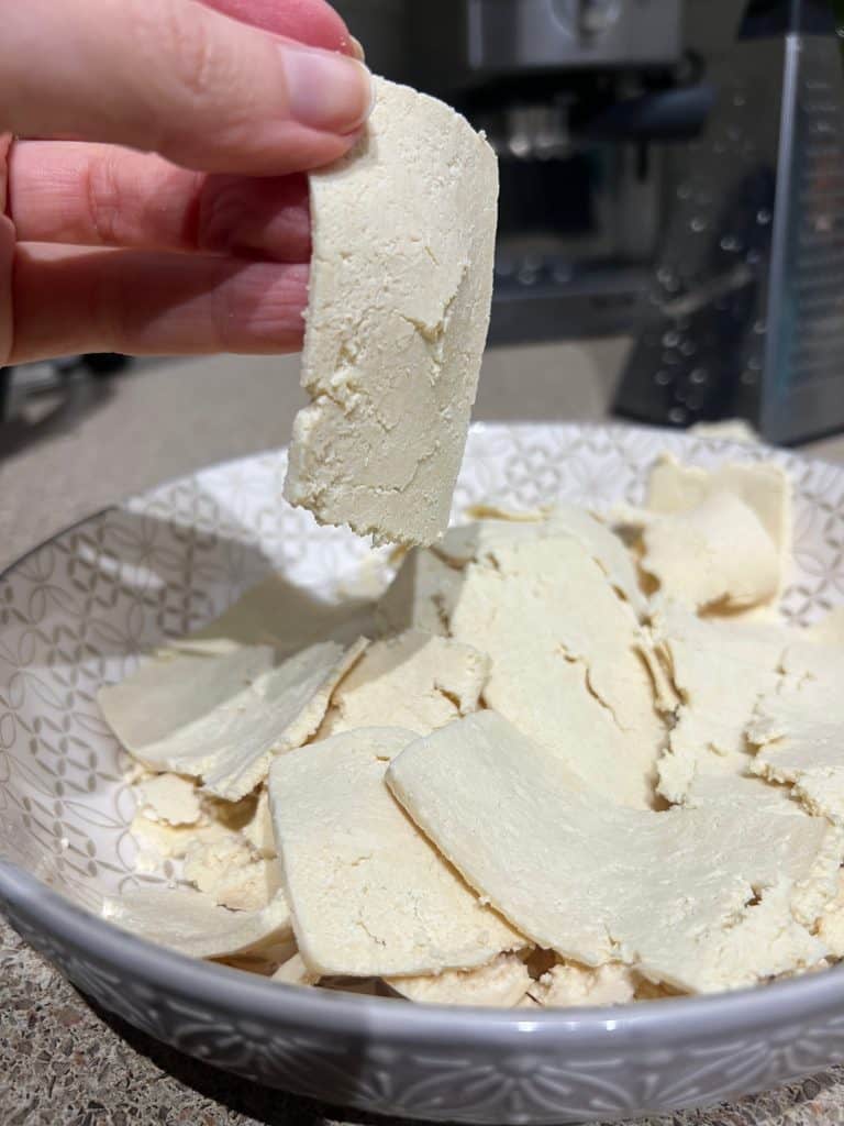tofu thin slices