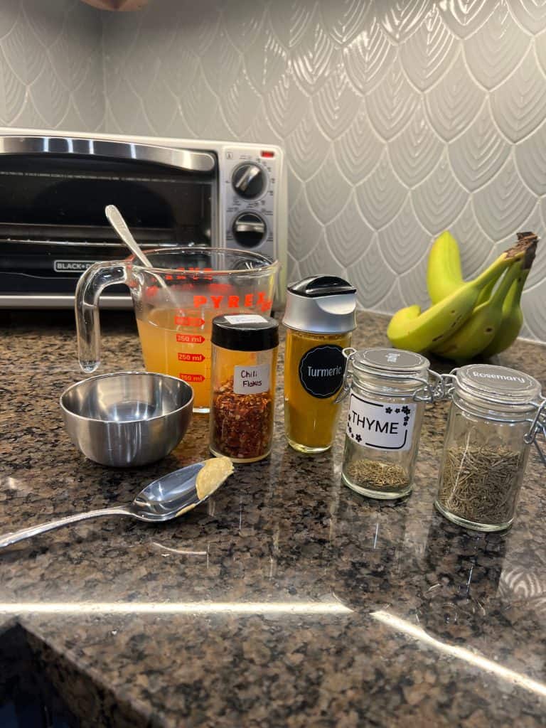 ingredients for pot pie filling veg