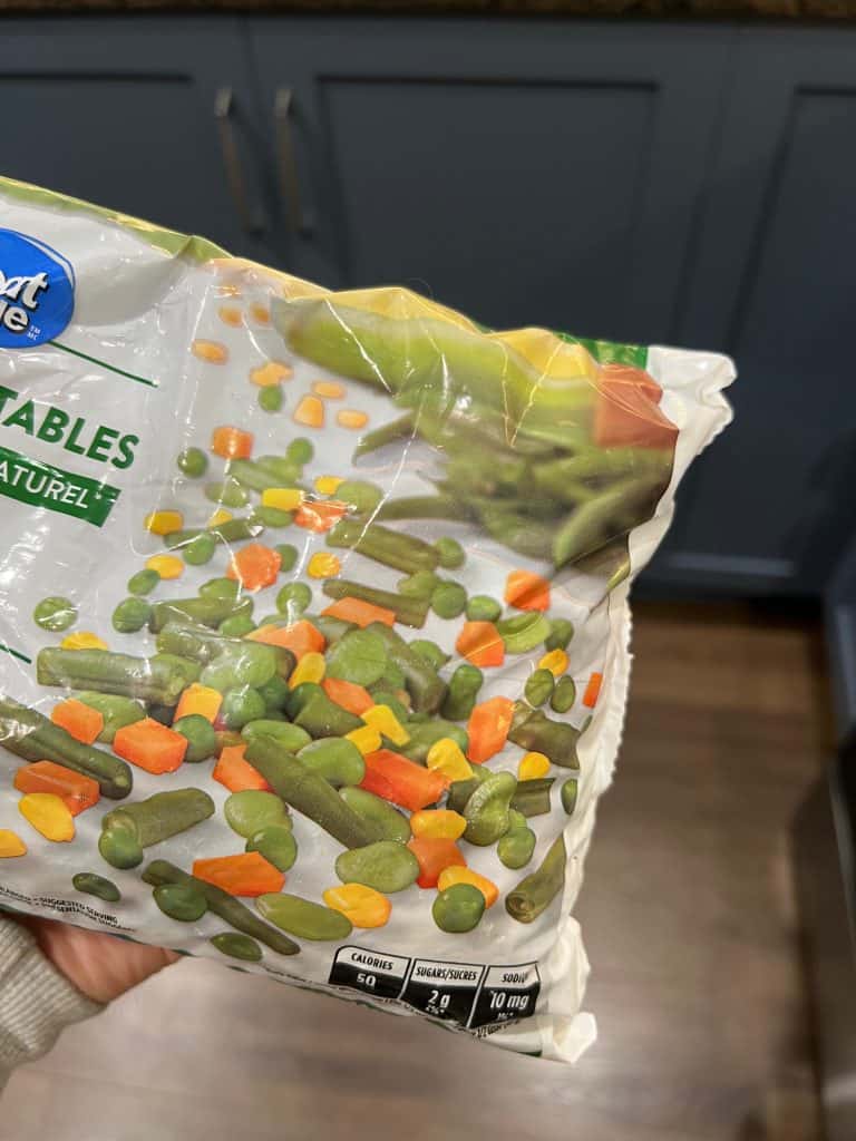 frozen veg medley