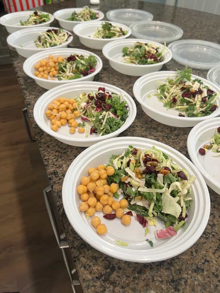 10 mins meal prep in containers