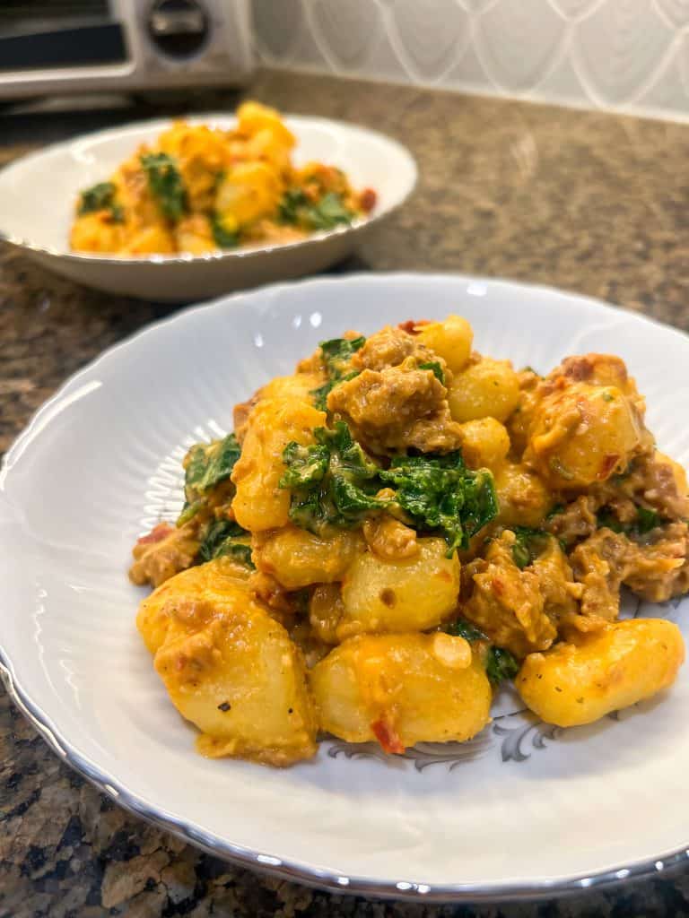 vegan gnocchi dish